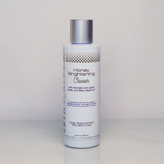 Skin Script Honey Brightening Cleanser exfoliating face wash, 6.4 oz bottle